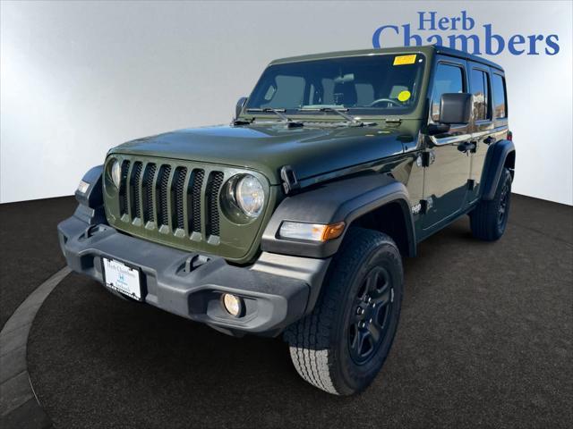 used 2021 Jeep Wrangler Unlimited car, priced at $25,968