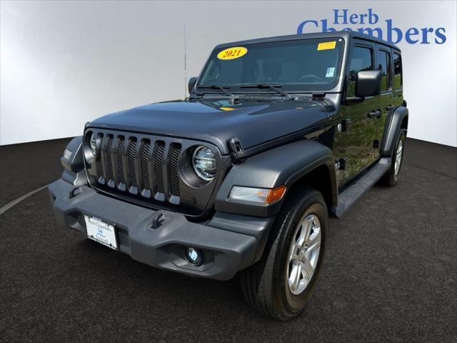 used 2021 Jeep Wrangler Unlimited car, priced at $29,968