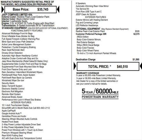 used 2023 Jeep Compass car, priced at $26,488