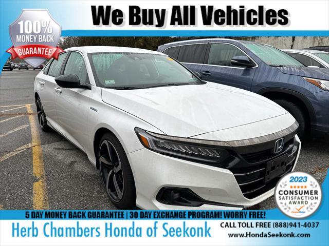 used 2022 Honda Accord Hybrid car, priced at $25,288