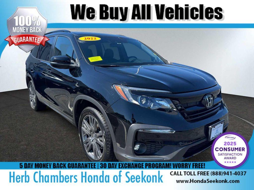 used 2022 Honda Pilot car, priced at $29,387