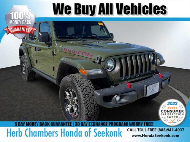 used 2021 Jeep Wrangler Unlimited car, priced at $40,658