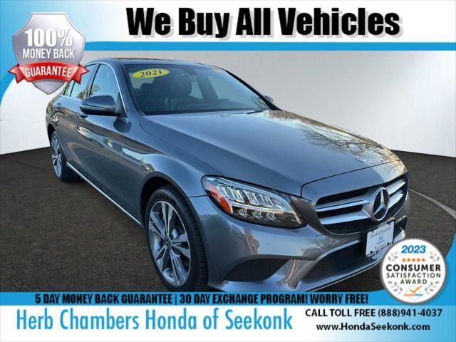 used 2021 Mercedes-Benz C-Class car, priced at $29,488