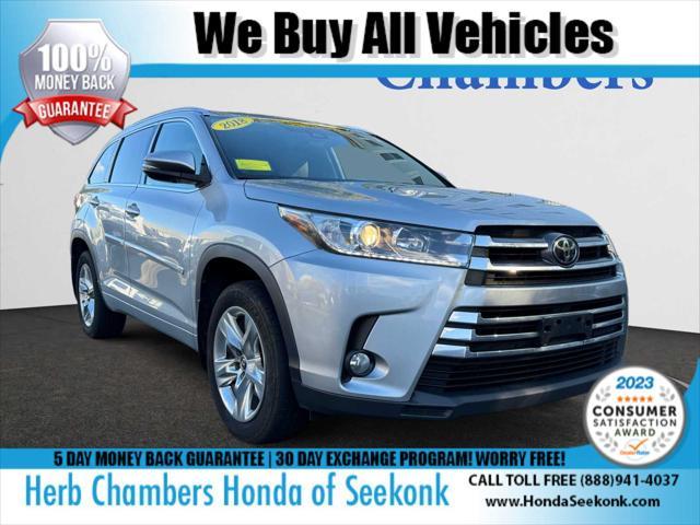 used 2018 Toyota Highlander car, priced at $19,568