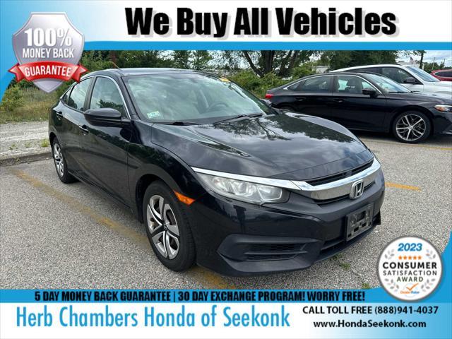 used 2016 Honda Civic car, priced at $13,788