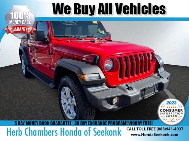 used 2021 Jeep Wrangler Unlimited car, priced at $25,968