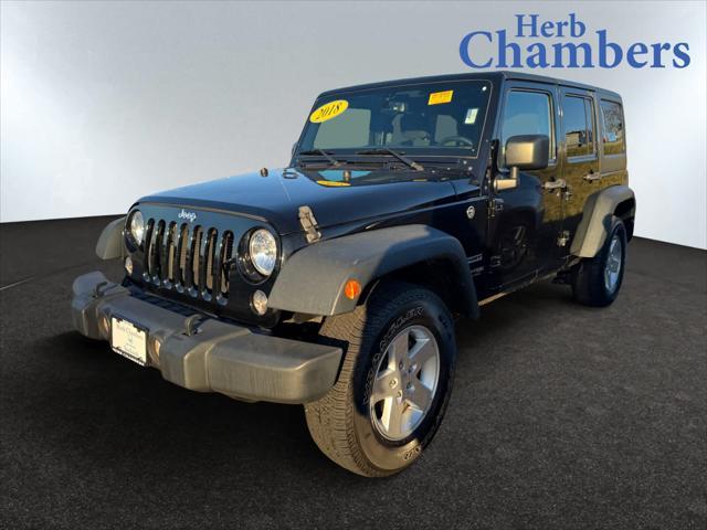 used 2018 Jeep Wrangler JK Unlimited car, priced at $22,868