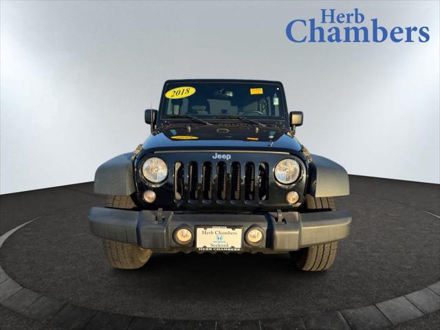 used 2018 Jeep Wrangler JK Unlimited car, priced at $22,868