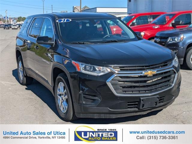 used 2021 Chevrolet Traverse car, priced at $24,595