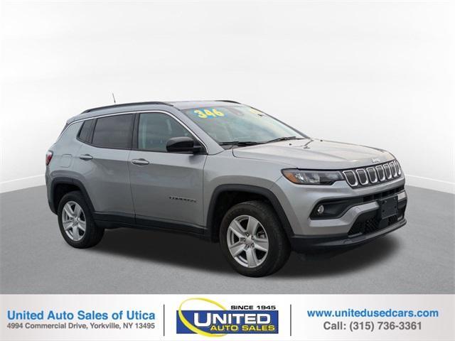 used 2022 Jeep Compass car, priced at $23,495