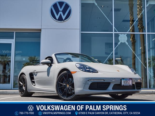 used 2022 Porsche 718 Boxster car, priced at $76,400