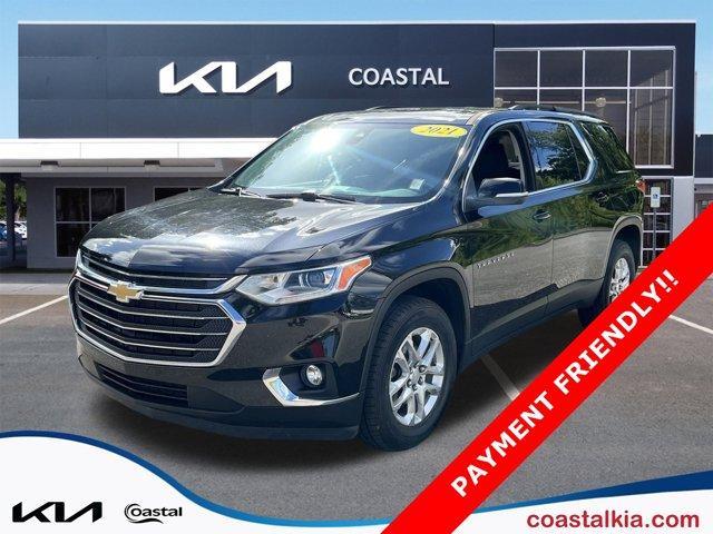 used 2021 Chevrolet Traverse car, priced at $27,177