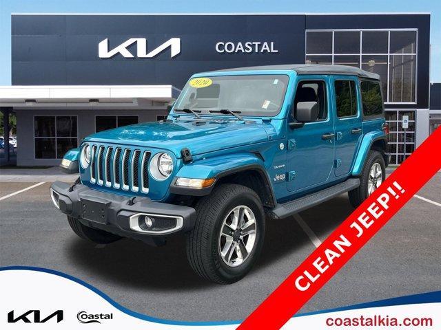 used 2020 Jeep Wrangler Unlimited car, priced at $32,977