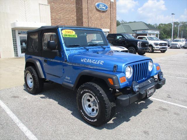 used 2003 Jeep Wrangler car, priced at $14,987