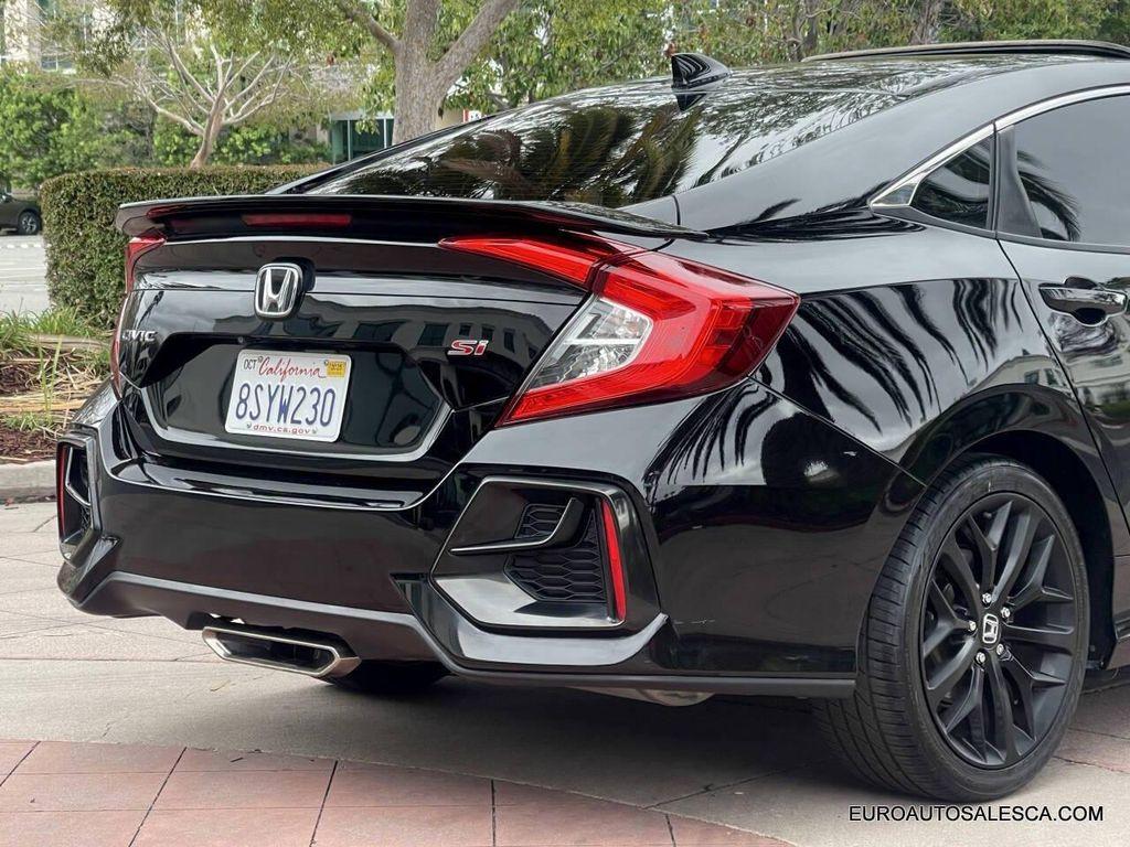 used 2020 Honda Civic Si car, priced at $23,400