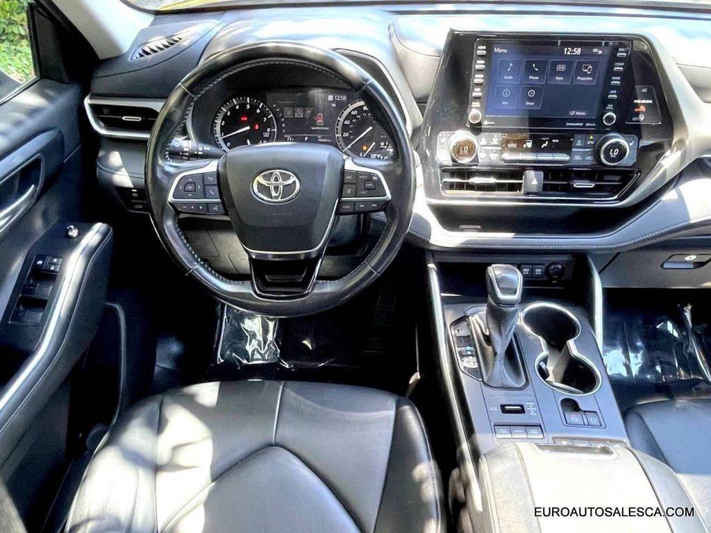used 2021 Toyota Highlander car, priced at $27,500