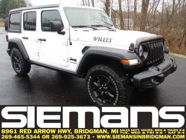 used 2021 Jeep Wrangler Unlimited car, priced at $31,564