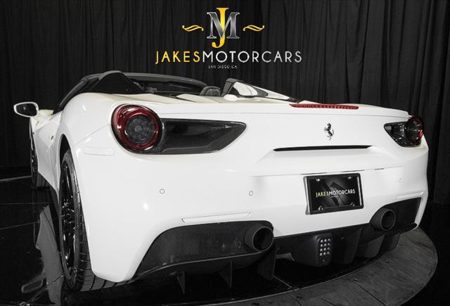 used 2018 Ferrari 488 Spider car, priced at $299,999