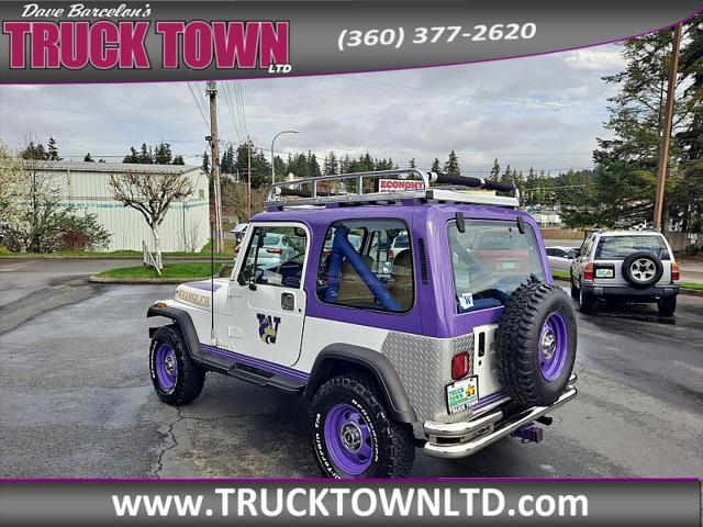 used 1988 Jeep Wrangler car, priced at $7,999