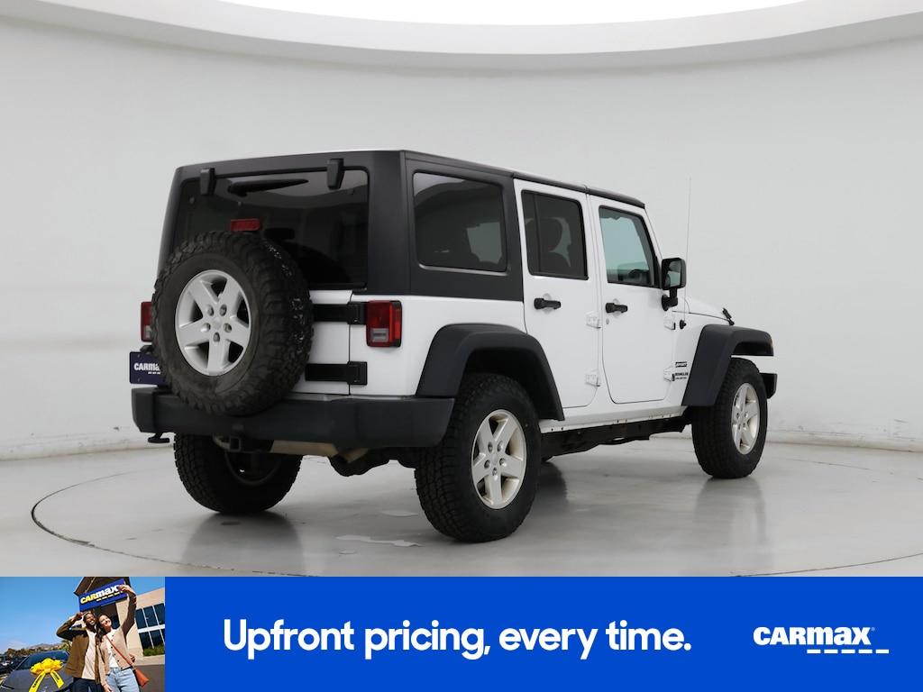 used 2016 Jeep Wrangler car, priced at $18,998