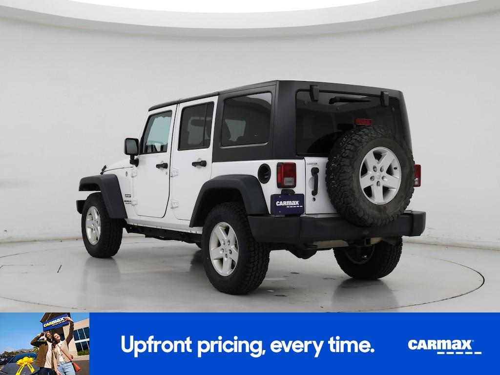 used 2016 Jeep Wrangler car, priced at $18,998