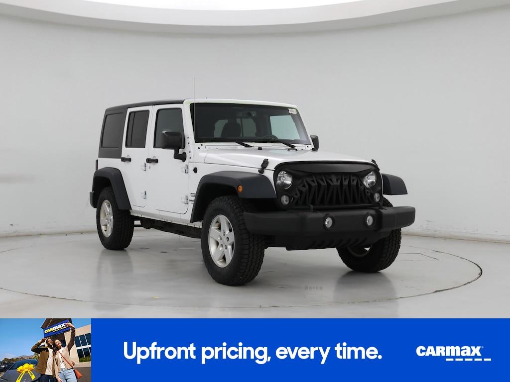 used 2016 Jeep Wrangler car, priced at $18,998