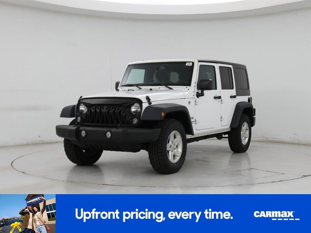 used 2016 Jeep Wrangler car, priced at $18,998