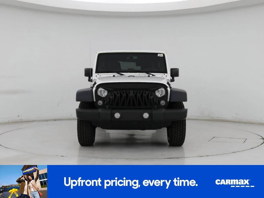 used 2016 Jeep Wrangler car, priced at $18,998