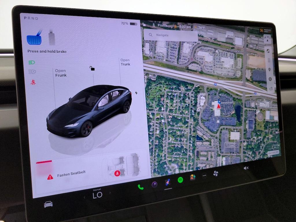 used 2025 Tesla Model 3 car, priced at $46,998