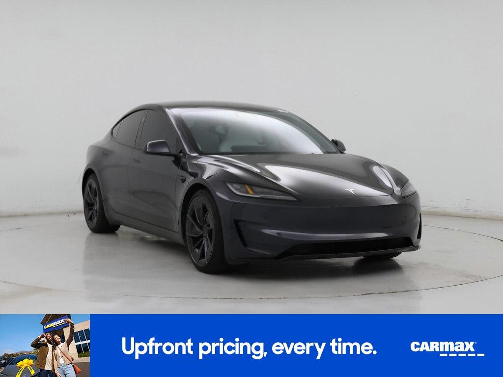 used 2025 Tesla Model 3 car, priced at $46,998