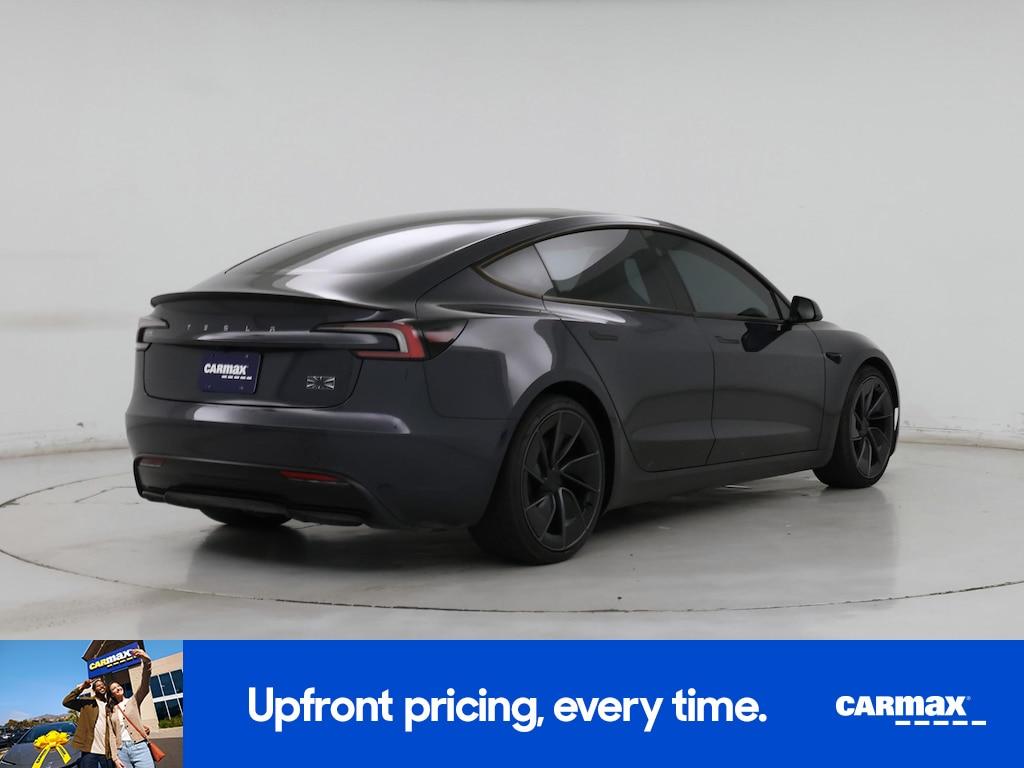used 2025 Tesla Model 3 car, priced at $46,998