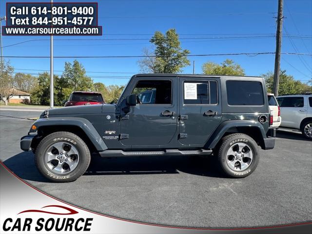 used 2017 Jeep Wrangler Unlimited car, priced at $19,450