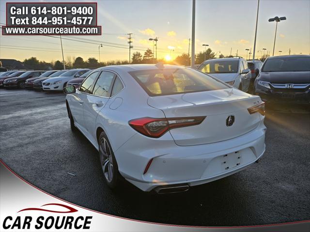 used 2021 Acura TLX car, priced at $25,450