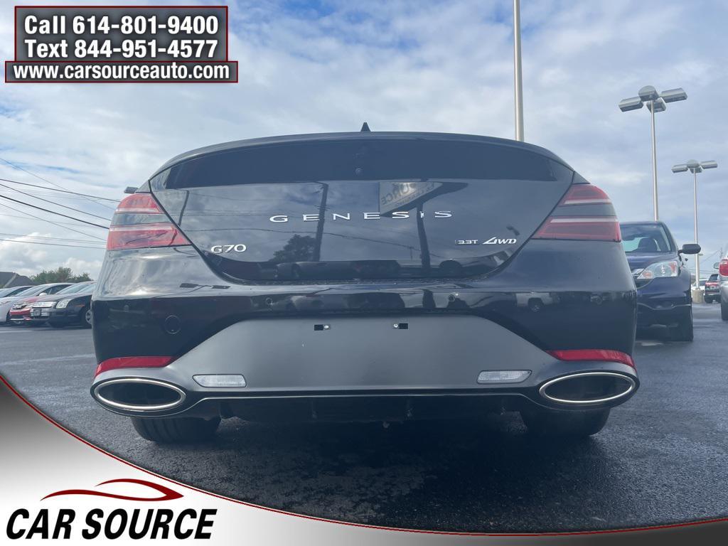 used 2023 Genesis G70 car, priced at $38,950