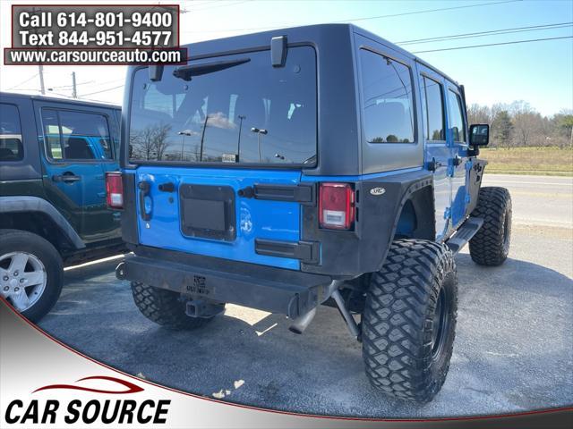 used 2016 Jeep Wrangler Unlimited car, priced at $18,450