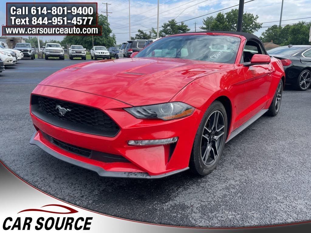 used 2021 Ford Mustang car, priced at $18,950