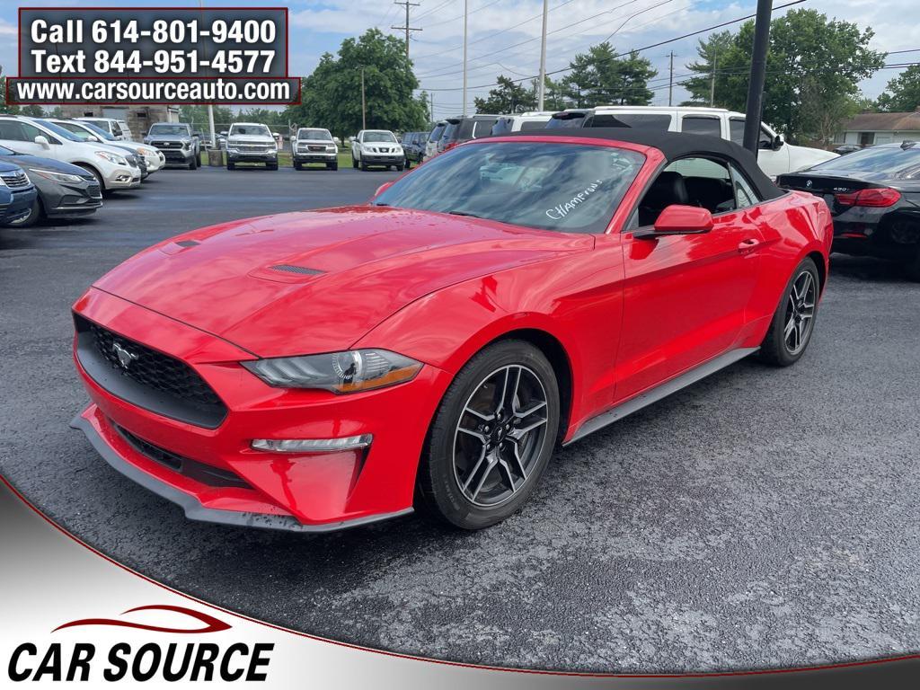 used 2021 Ford Mustang car, priced at $18,950