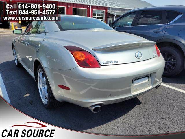 used 2002 Lexus SC 430 car, priced at $10,450