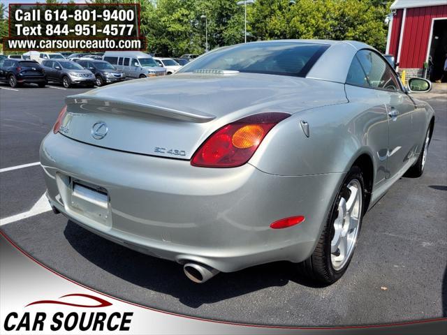 used 2002 Lexus SC 430 car, priced at $10,450