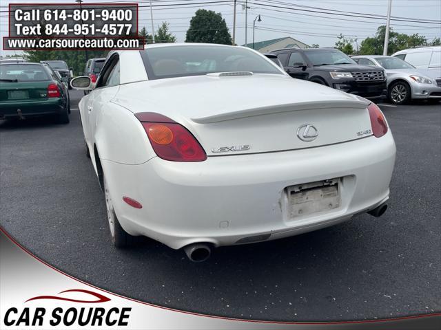 used 2003 Lexus SC 430 car, priced at $6,450