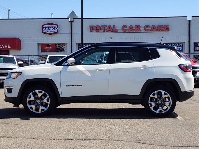 used 2021 Jeep Compass car, priced at $18,472