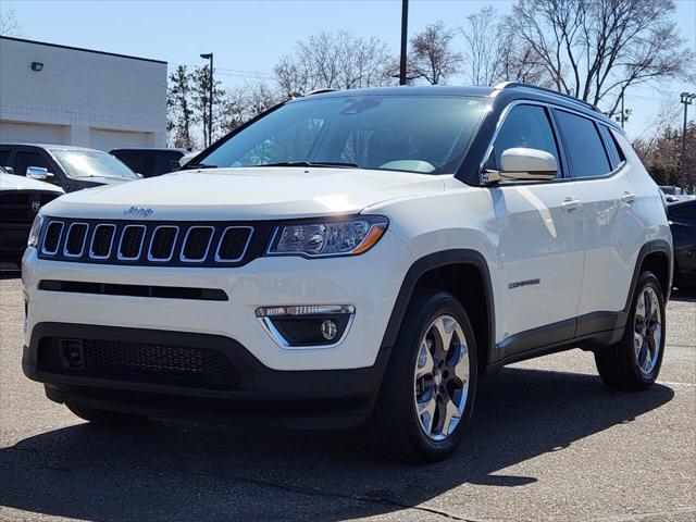 used 2021 Jeep Compass car, priced at $18,472