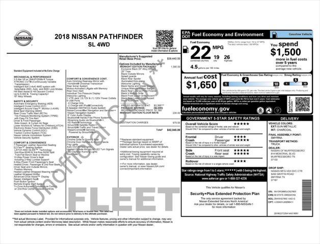 used 2018 Nissan Pathfinder car, priced at $14,972