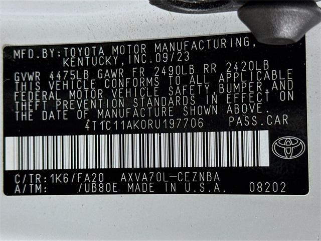 used 2024 Toyota Camry car, priced at $22,899