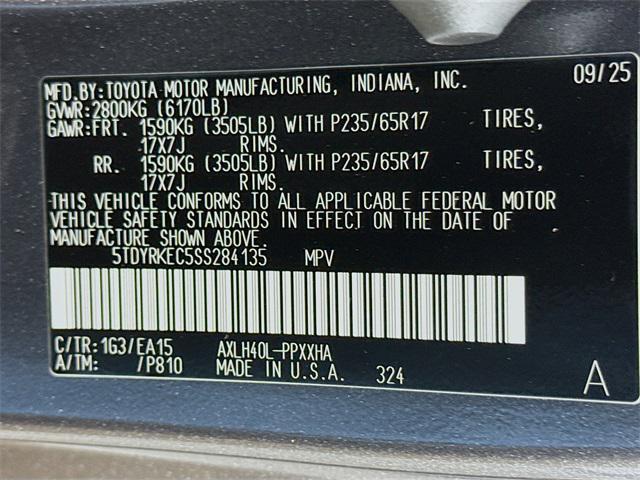 new 2025 Toyota Sienna car, priced at $47,541