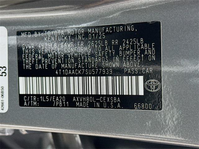 used 2025 Toyota Camry car, priced at $28,481