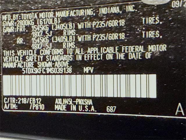 used 2021 Toyota Sienna car, priced at $39,865