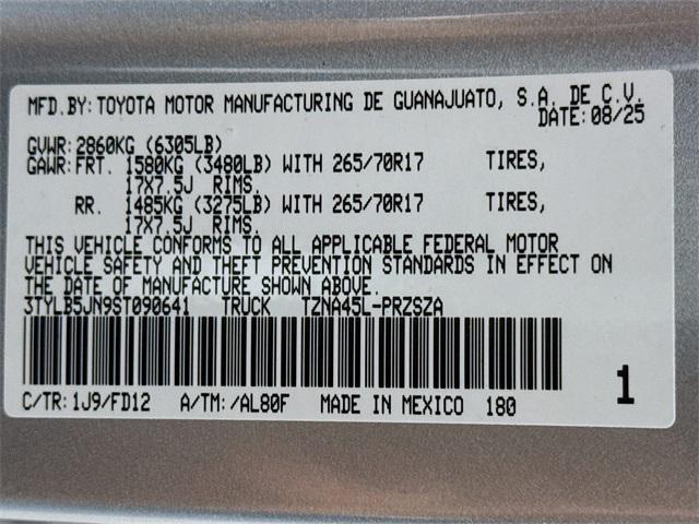 new 2025 Toyota Tacoma car, priced at $51,899