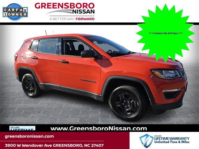 used 2020 Jeep Compass car, priced at $14,824