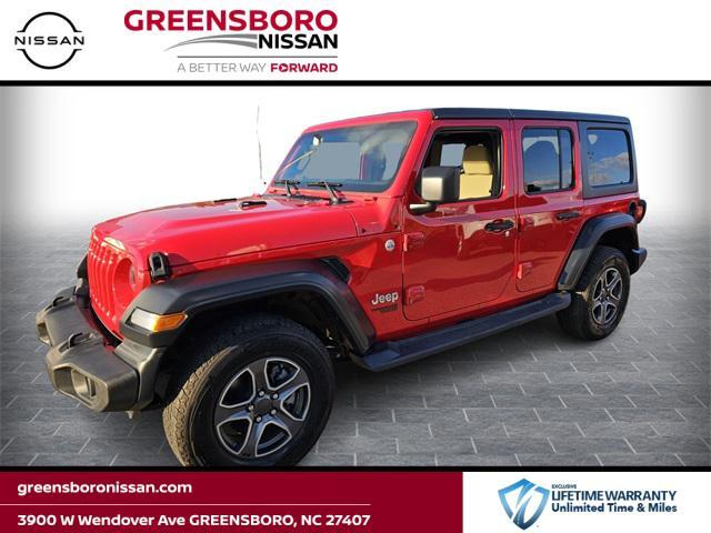 used 2018 Jeep Wrangler Unlimited car, priced at $26,287